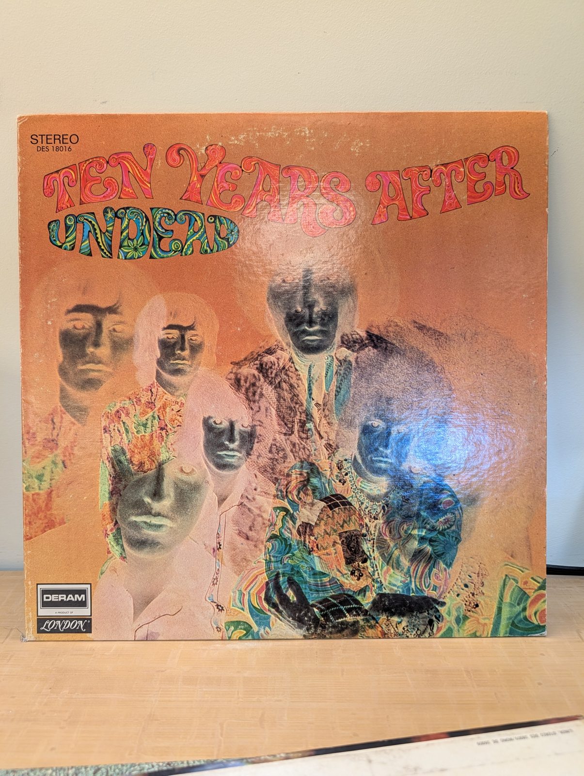 Ten Years After Undead LP — first pressing, 1968 Deram